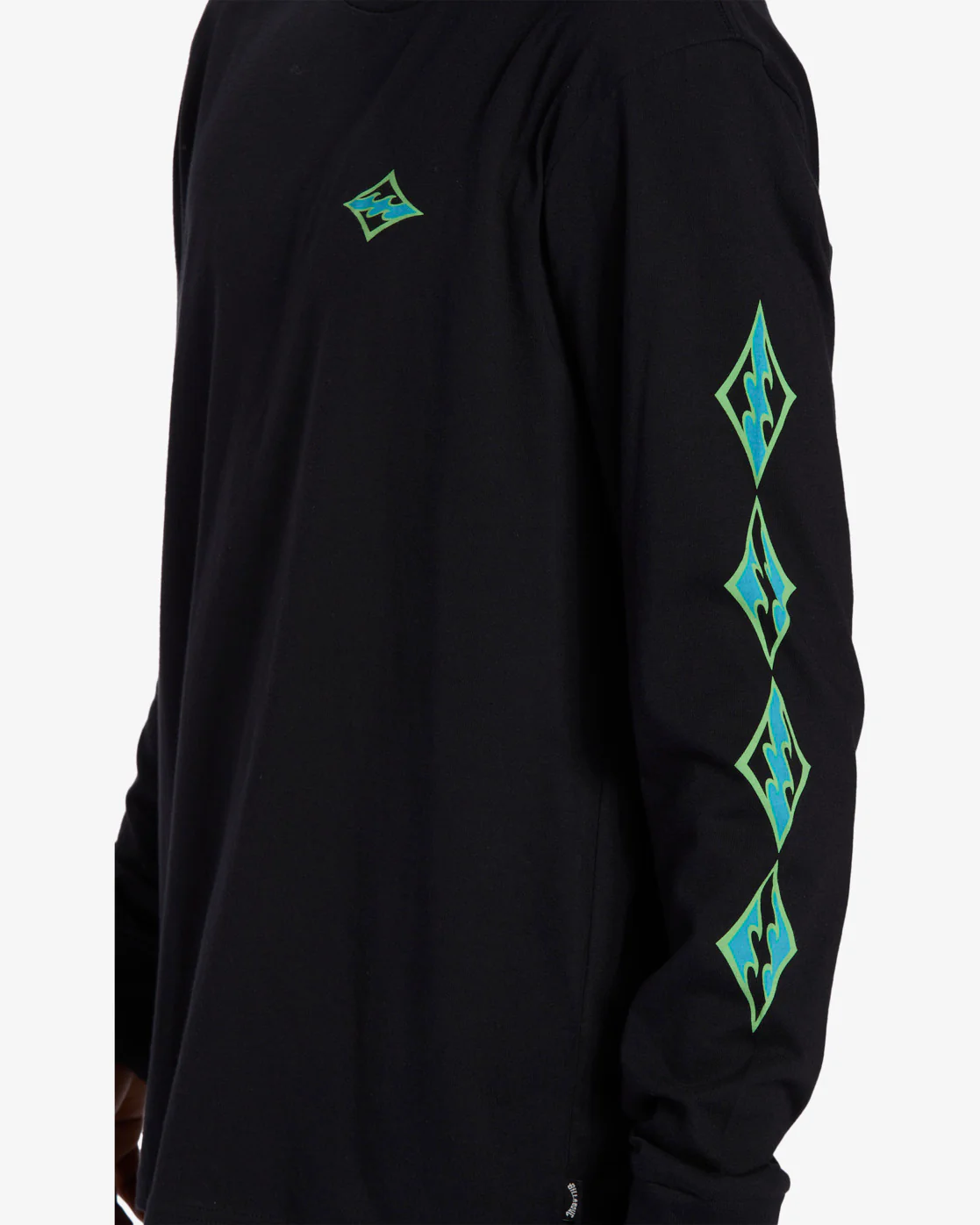 Billabong D Bah Long Sleeve T-Shirt - Black -Biliabong Outlet