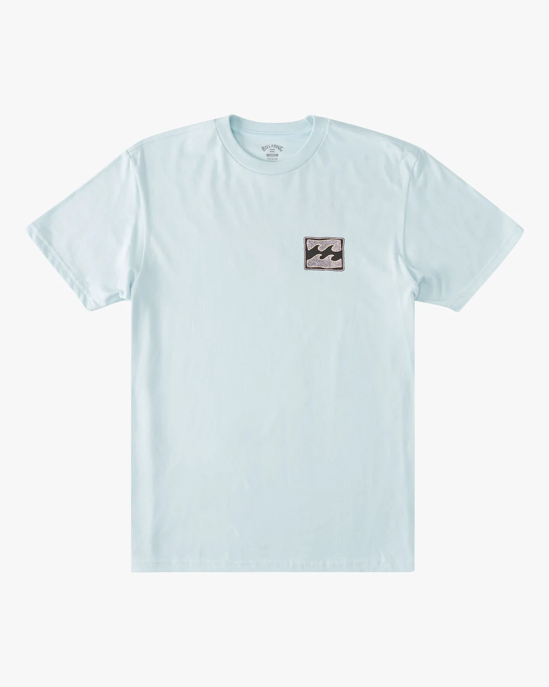Billabong Crayon Wave Short Sleeve T-Shirt - Coastal Blue -Biliabong Outlet