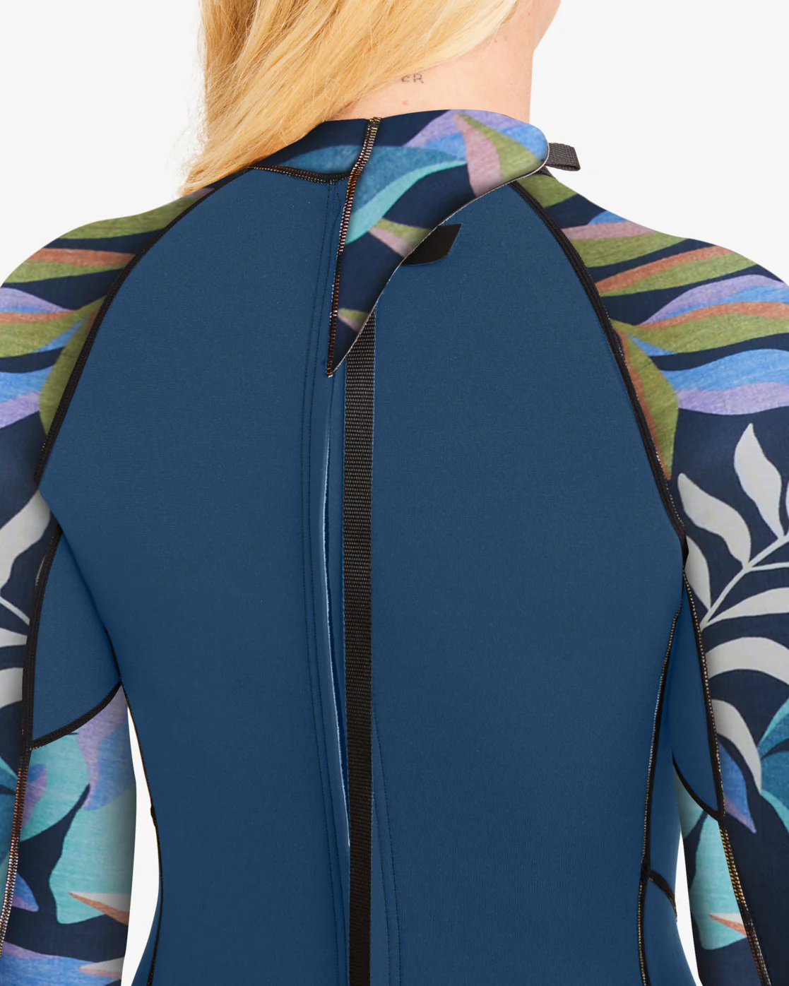 Billabong Spring Fever Long Sleeve Spring Wetsuit - Indigo Ocean -Biliabong Outlet