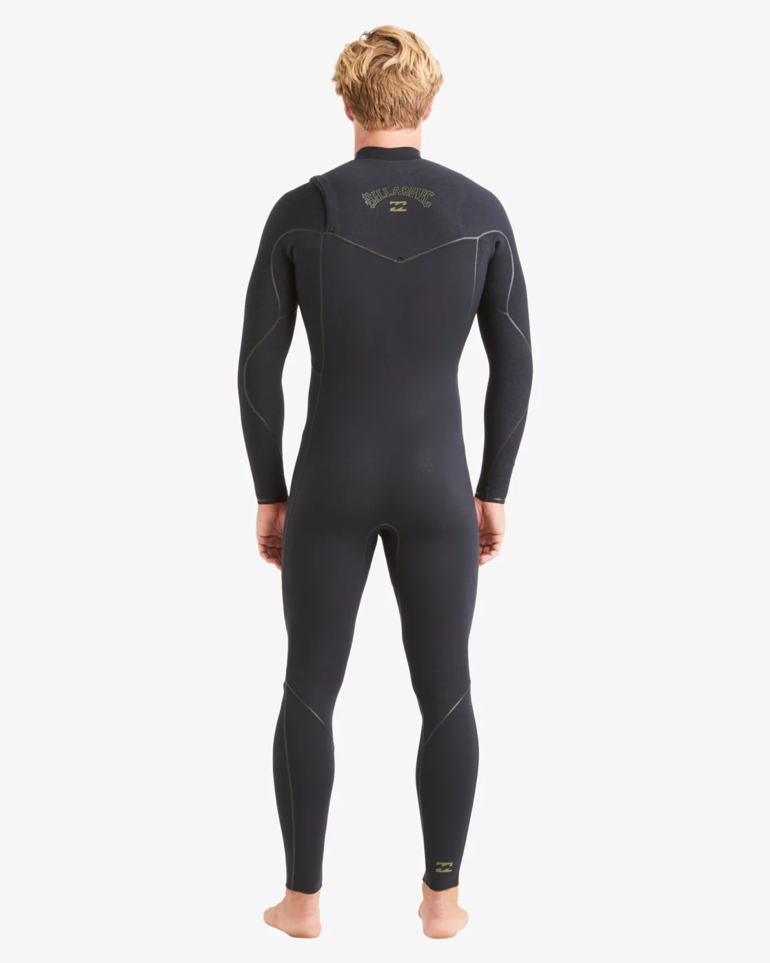 Billabong 3/2mm Furnace Natural Chest Zip Wetsuit - Black -Biliabong Outlet