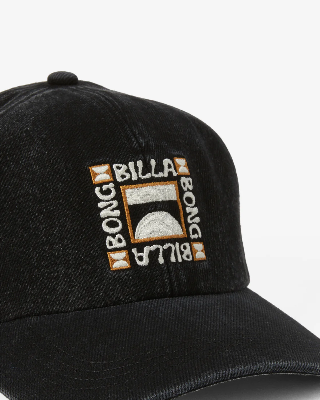 Billabong Dad Hat Strapback Hat - Washed Black -Biliabong Outlet