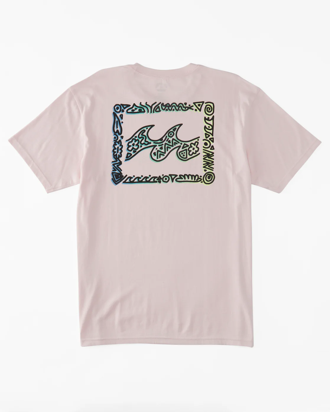 Billabong Crayon Wave T-Shirt - Pastel -Biliabong Outlet