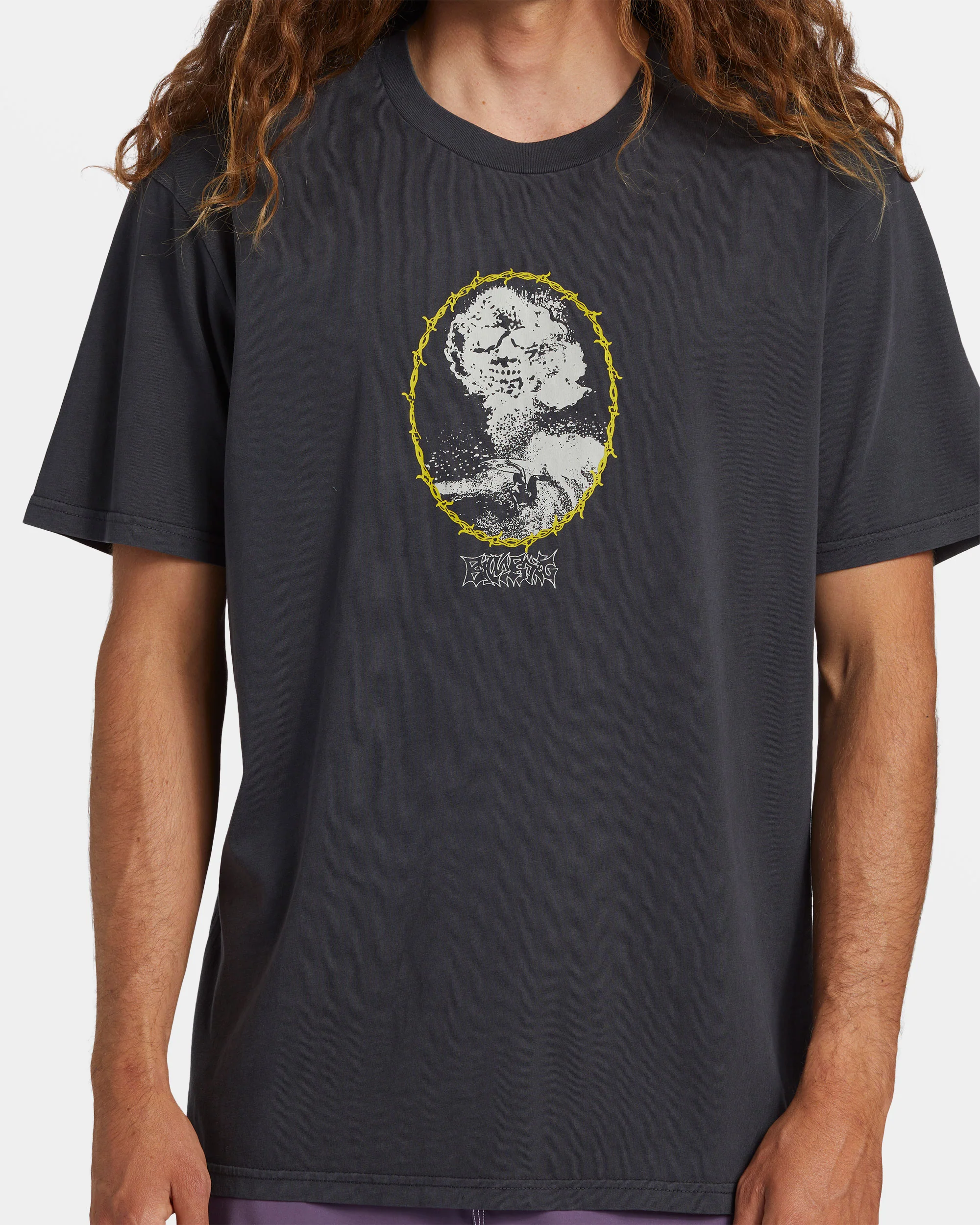 Billabong Slasher OG T-Shirt - Washed Black -Biliabong Outlet