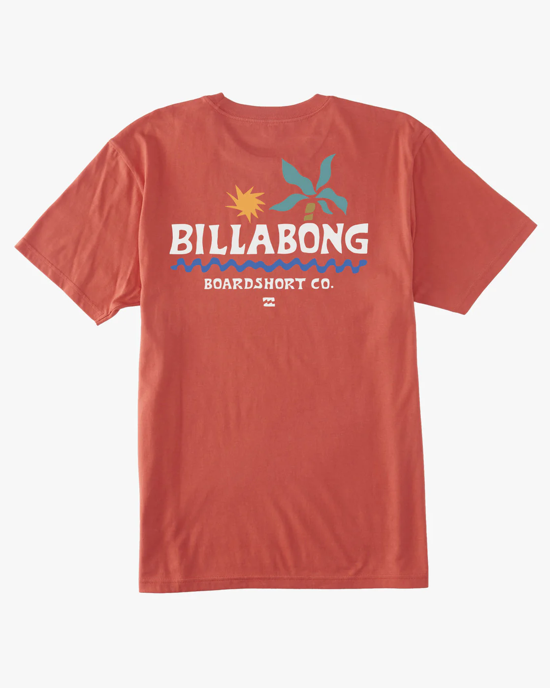 Billabong Lounge T-Shirt - Coral -Biliabong Outlet