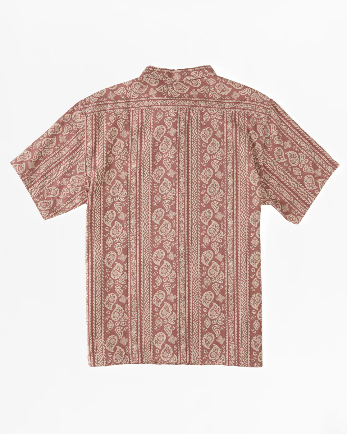 Billabong Sundays Jacquard Short Sleeve Shirt - Fig -Biliabong Outlet