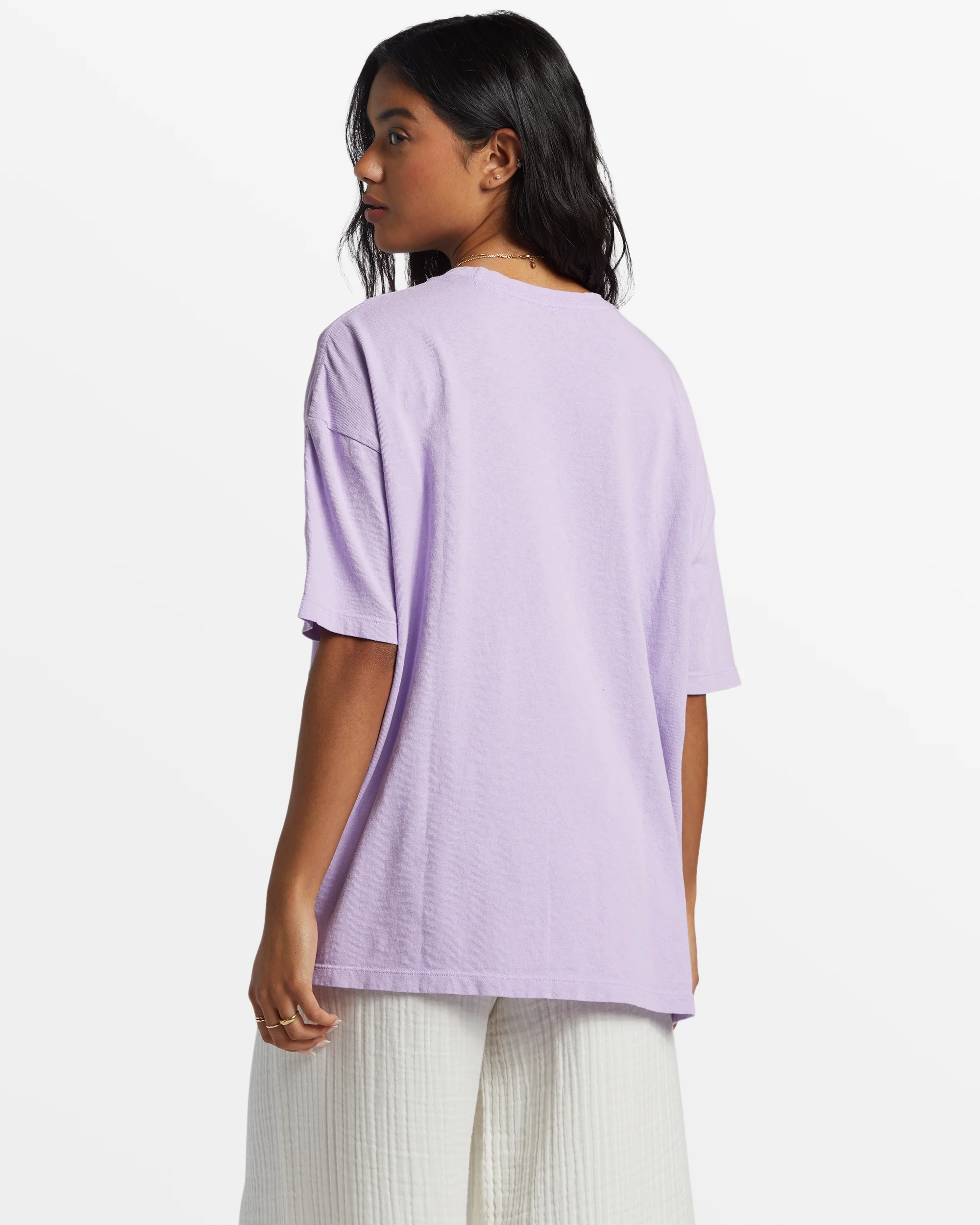 Billabong Surf Trip Oversized T-Shirt - Tulip -Biliabong Outlet