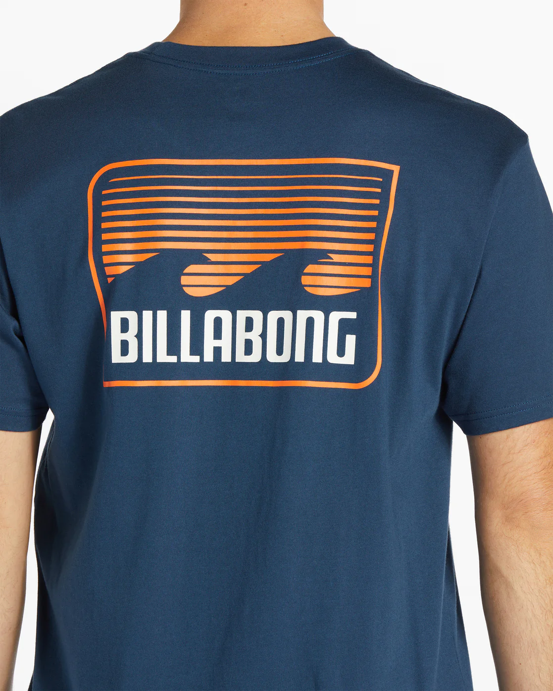 Billabong Walled Short Sleeve T-Shirt - Dark Blue -Biliabong Outlet