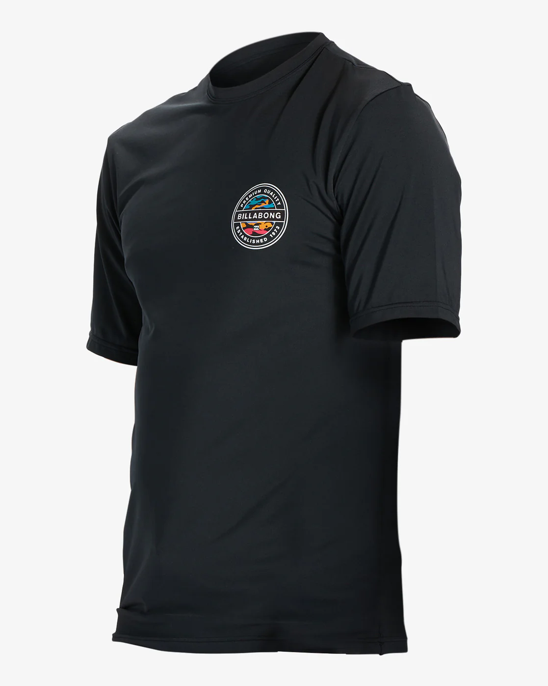 Billabong Rotor Loose Fit Short Sleeve UPF 50 Surf T-Shirt - Black -Biliabong Outlet