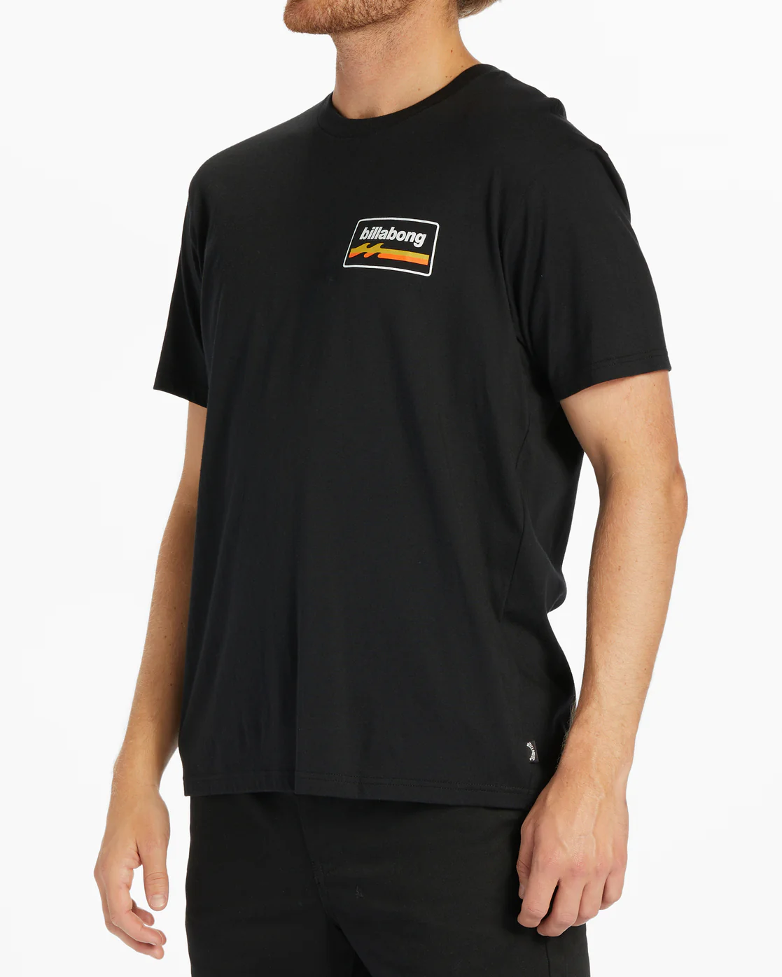 Billabong Walled Short Sleeve T-Shirt - Black -Biliabong Outlet