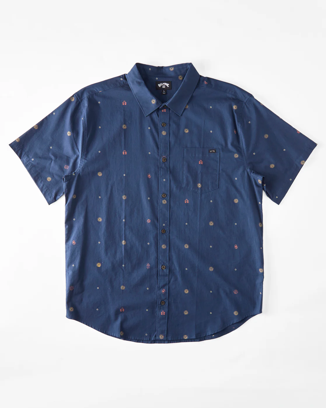 Billabong Sundays Mini Short Sleeve Shirt - Blue -Biliabong Outlet