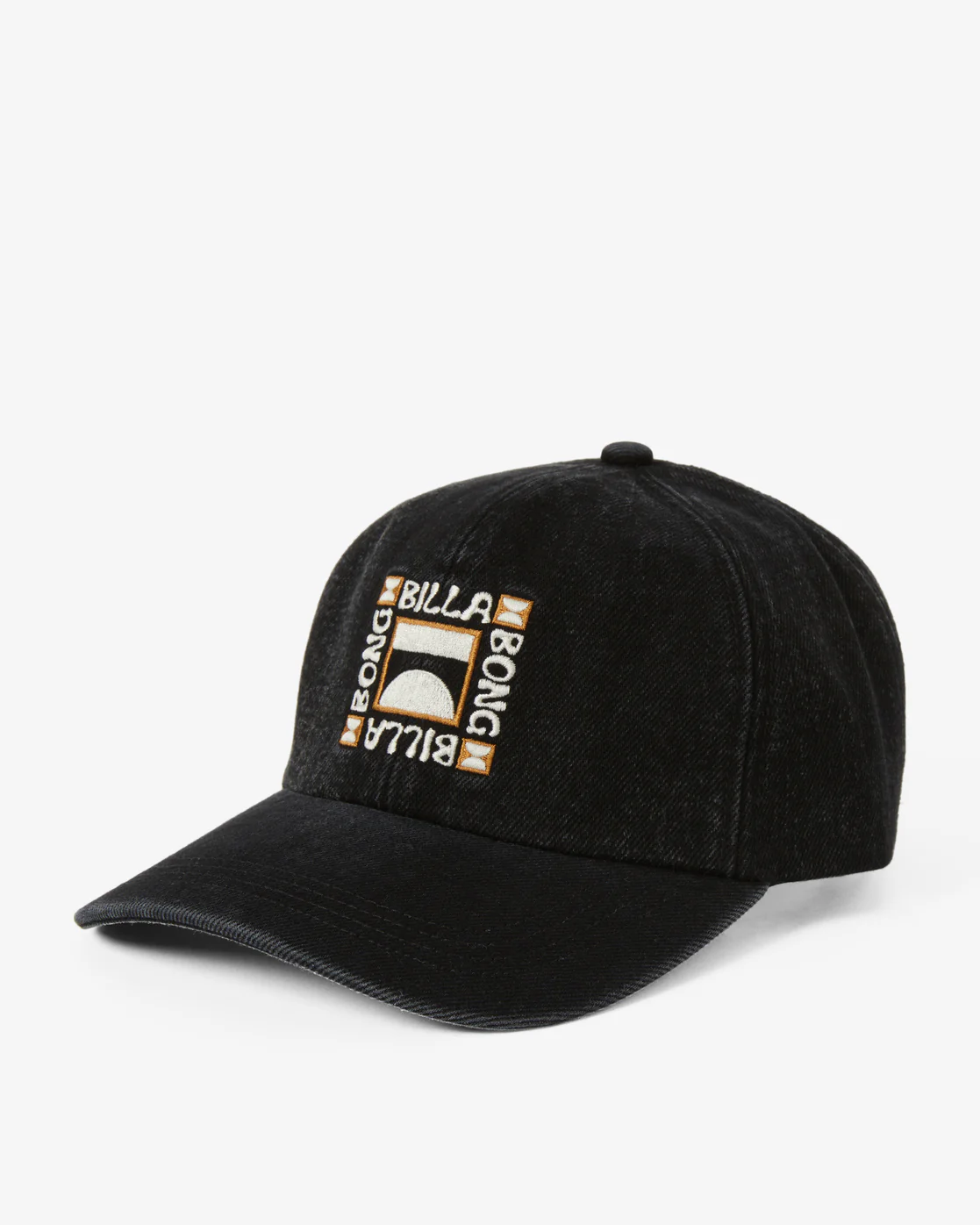 Billabong Dad Hat Strapback Hat - Washed Black -Biliabong Outlet