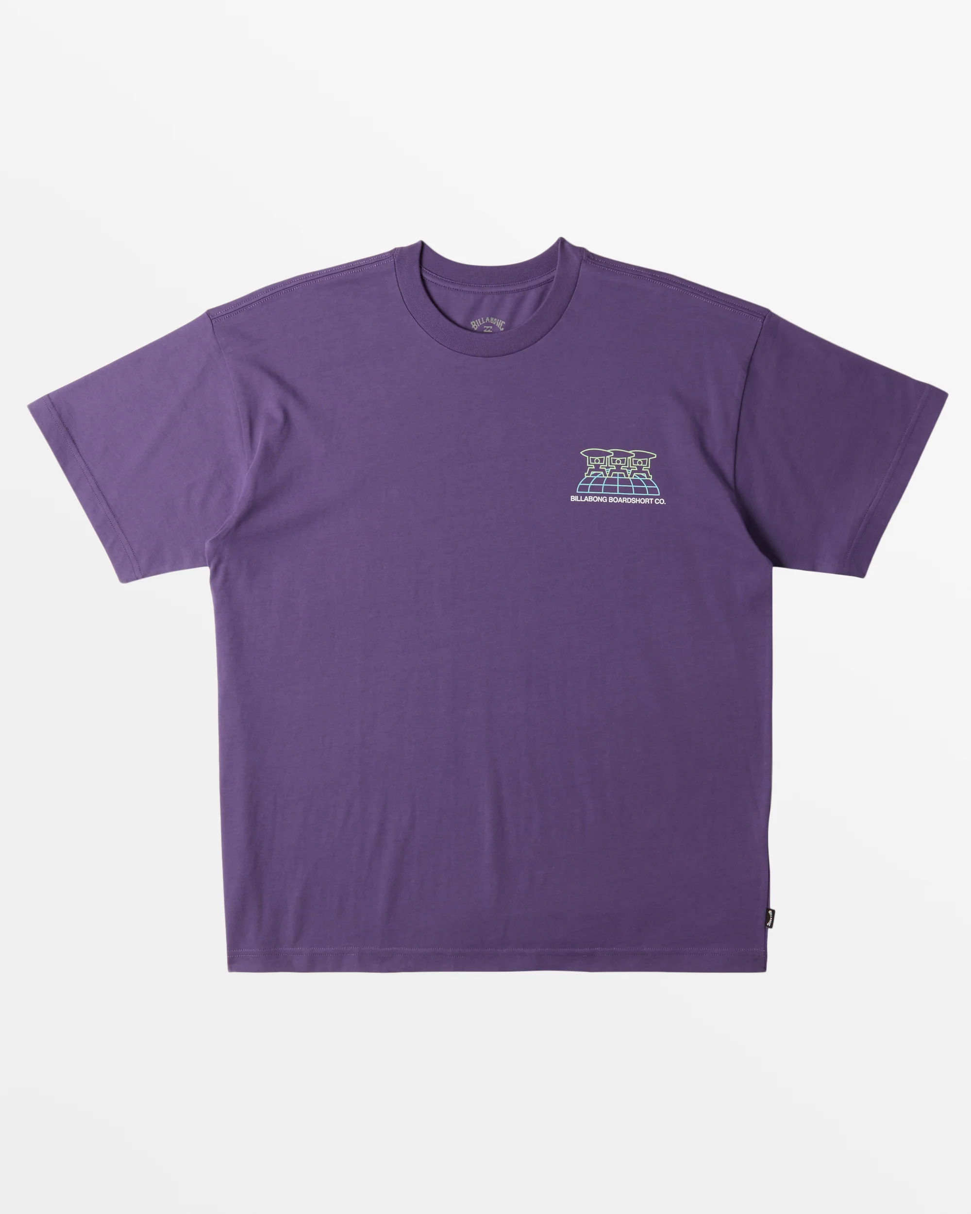 Billabong Worldwide OG T-Shirt - Deep Plum -Biliabong Outlet