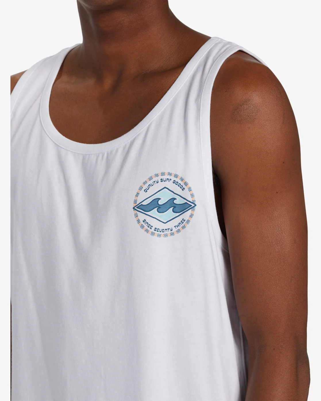 Billabong Rotor Diamond Tank - White -Biliabong Outlet