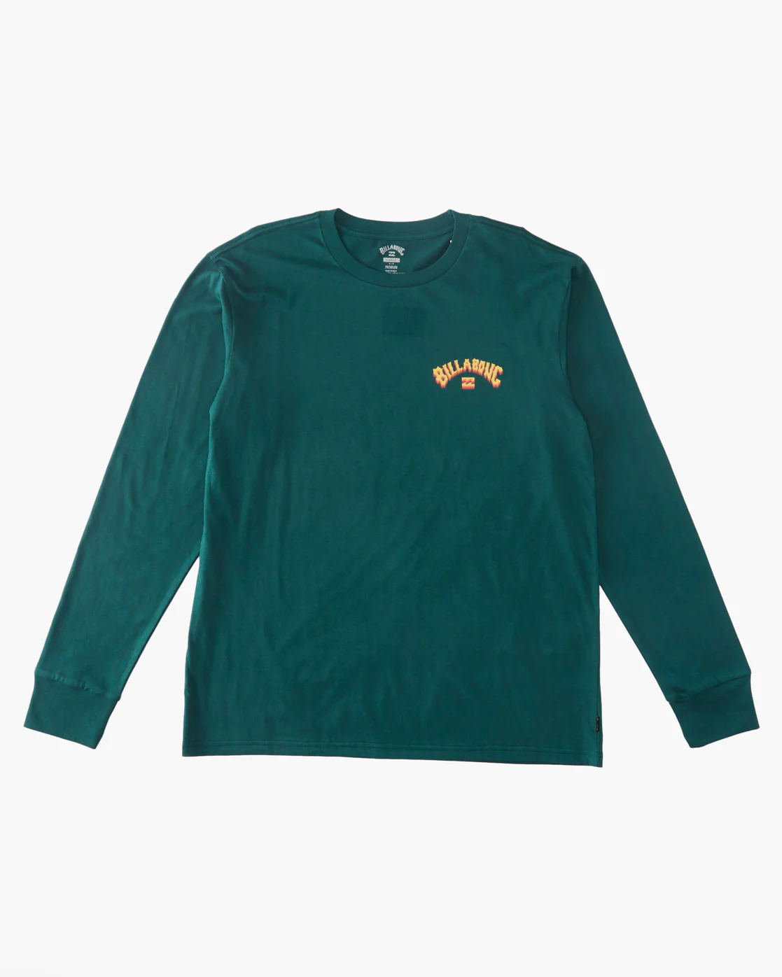 Billabong Arch Fill Long Sleeve T-Shirt - Deep Teal -Biliabong Outlet