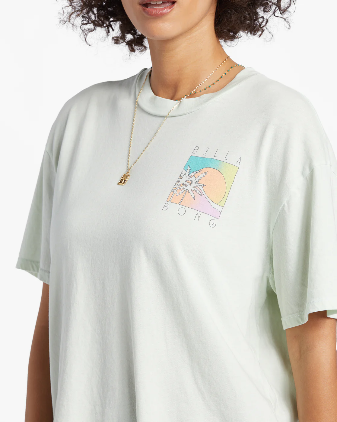 Billabong Hello Sun T-Shirt - Sweet Mint -Biliabong Outlet