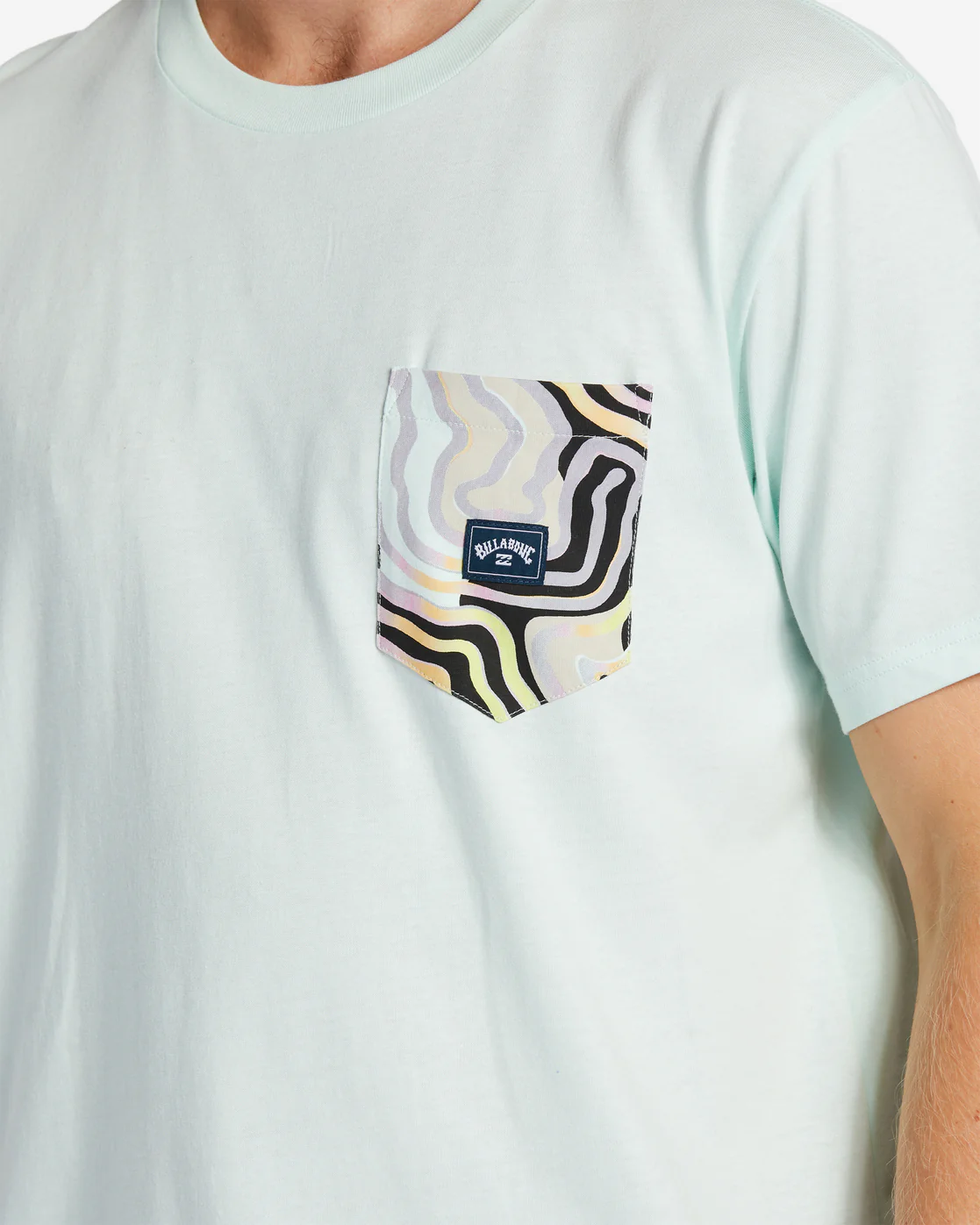 Billabong Team Pocket T-Shirt - Seaglass -Biliabong Outlet