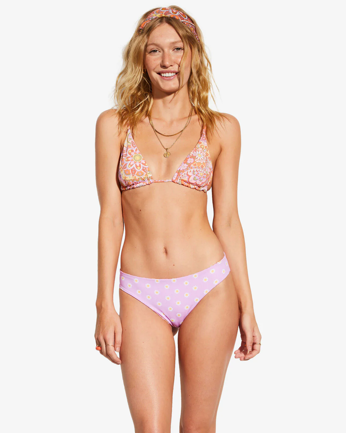 Billabong Billabong X Smiley Good Times Rev Lowrider Reversible Bikini Bottoms - Multi -Biliabong Outlet