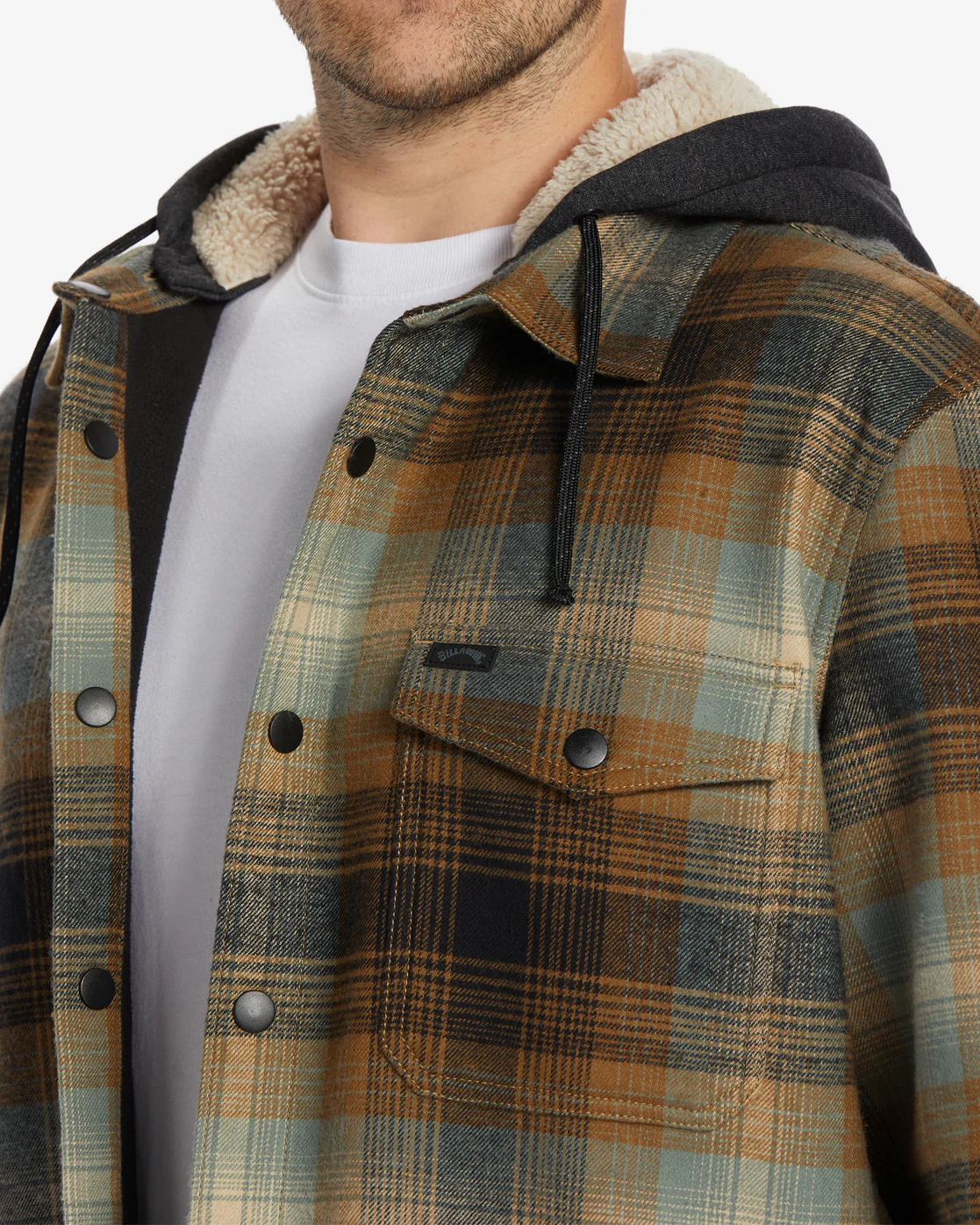 Billabong A/Div Furnace Bonded Flannel Shirt - Dark Forest -Biliabong Outlet