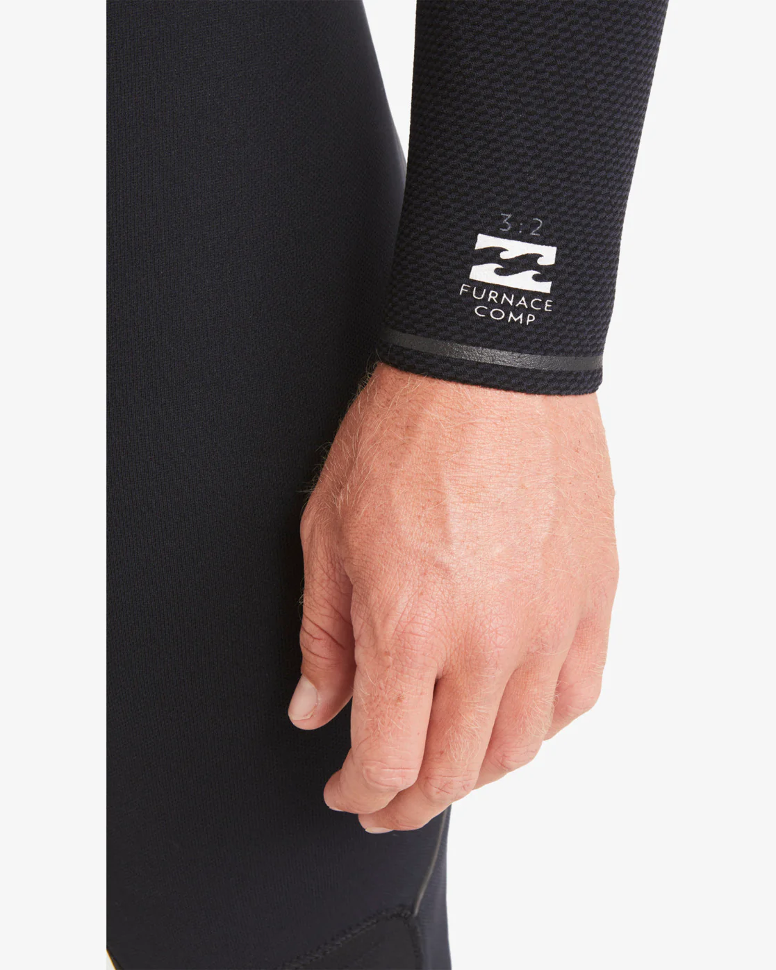 Billabong 4/3 Furnace Comp Chest Zip Full Wetsuit - Black -Biliabong Outlet