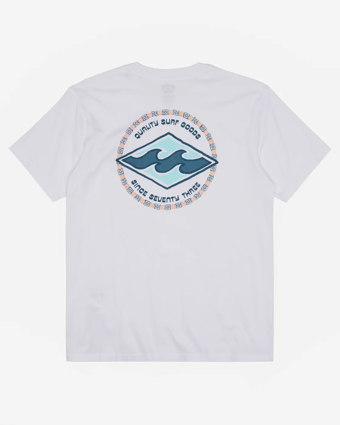 Billabong Rotor Diamond Short Sleeve T-Shirt - White -Biliabong Outlet