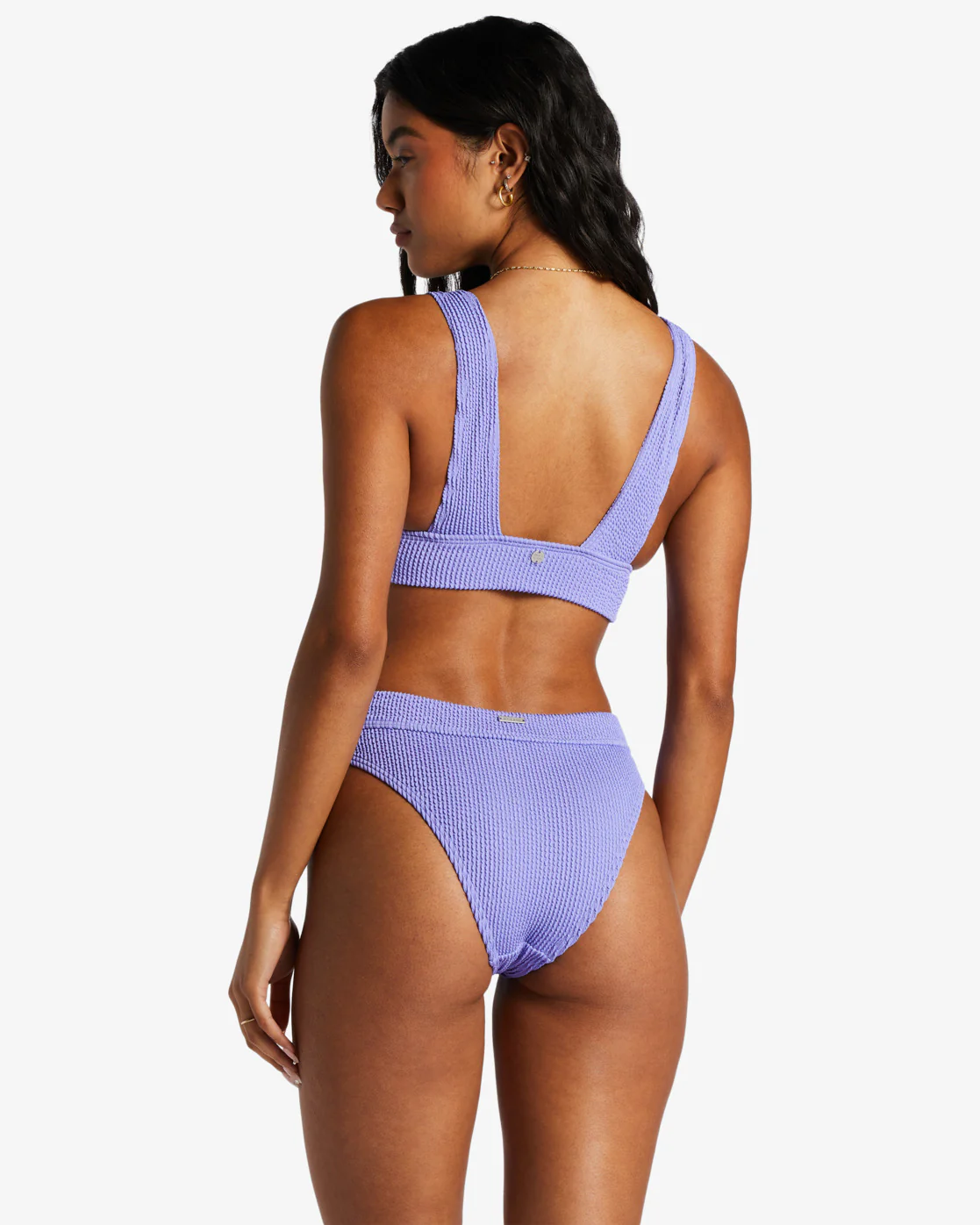 Billabong Summer High Remi Plunge Bikini Top - Violet Cove -Biliabong Outlet
