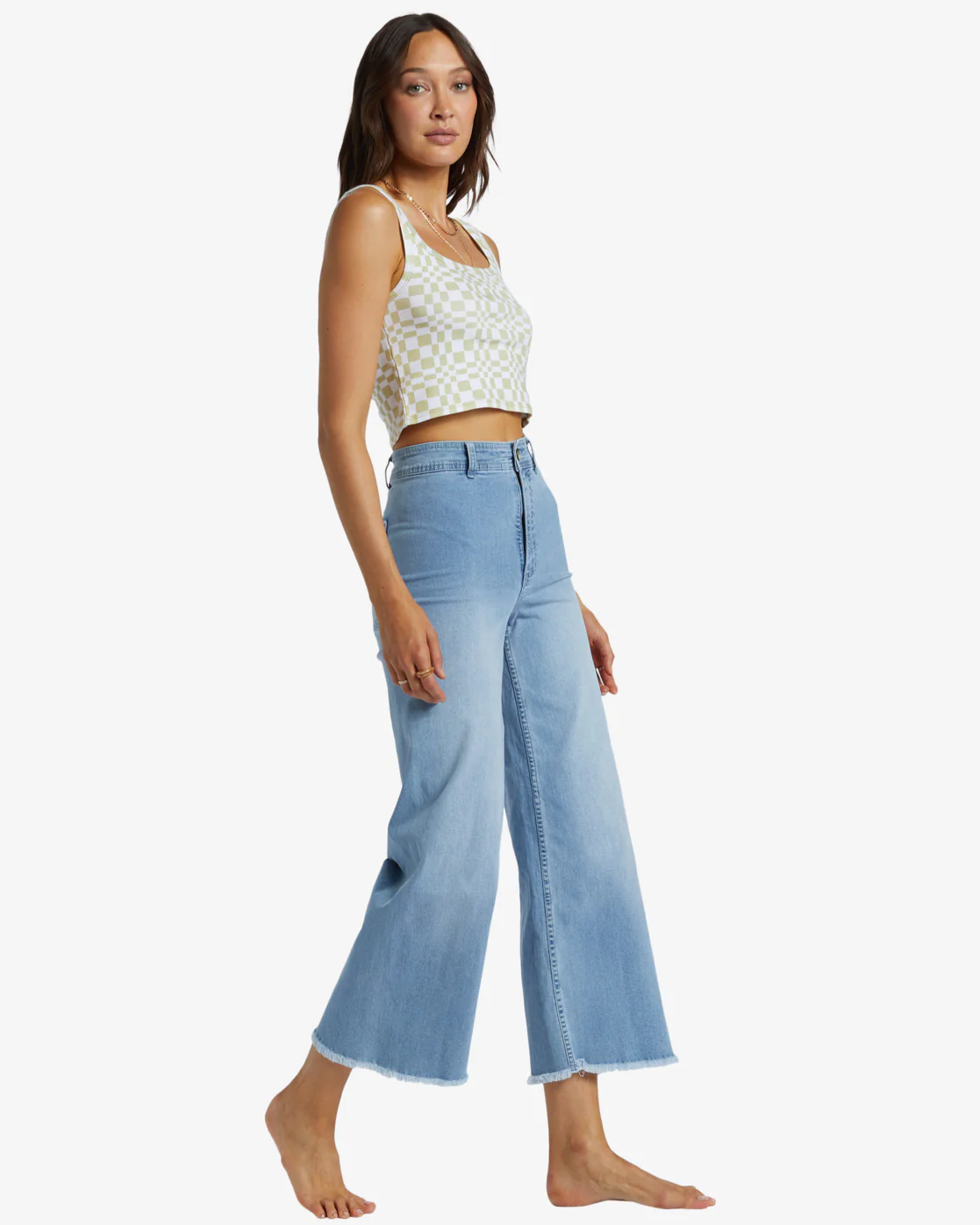 Billabong Free Fall Indigo Wide-Leg Jeans - Surf Spray -Biliabong Outlet