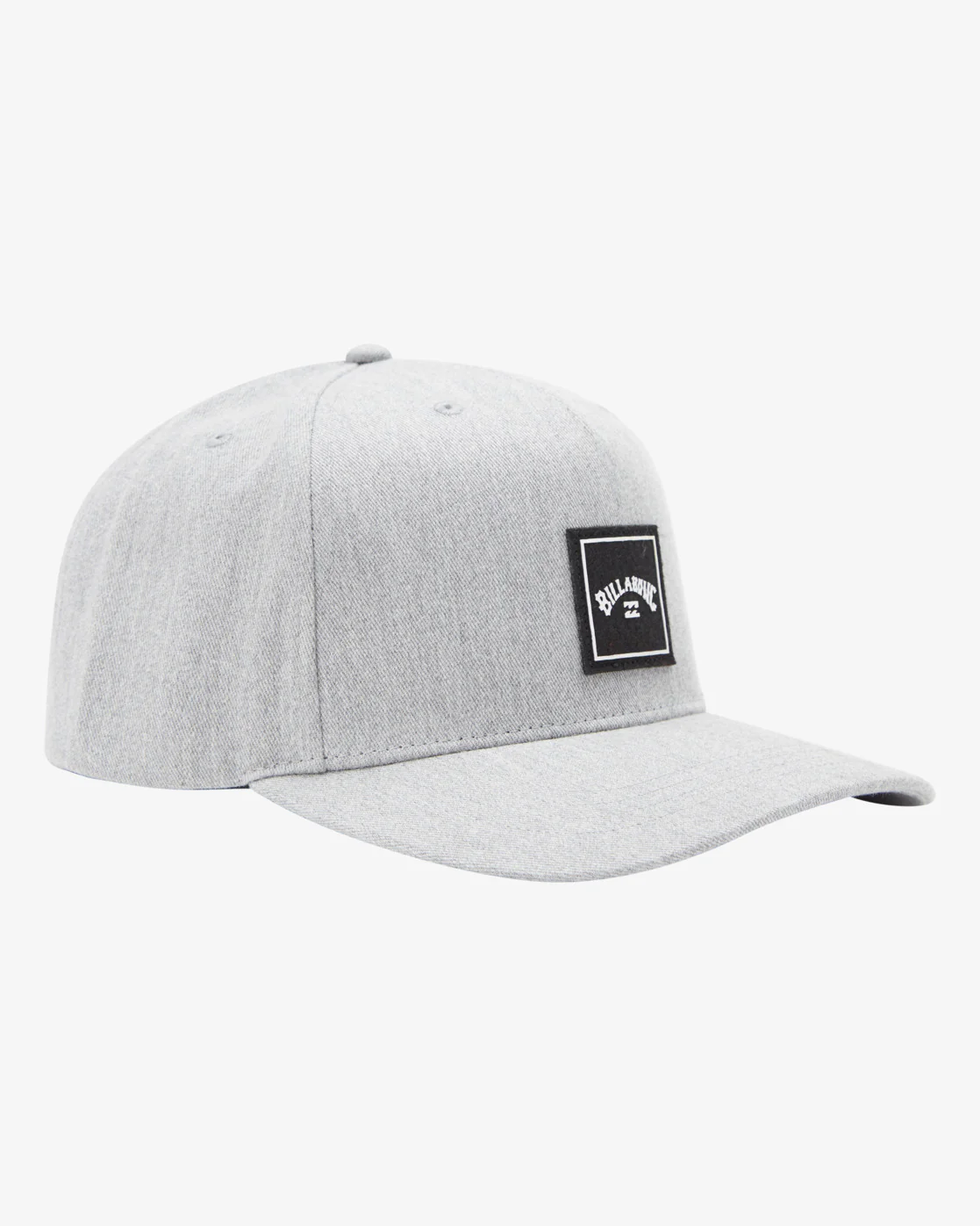 Billabong Stacked Snapback Hat - Grey Heather -Biliabong Outlet