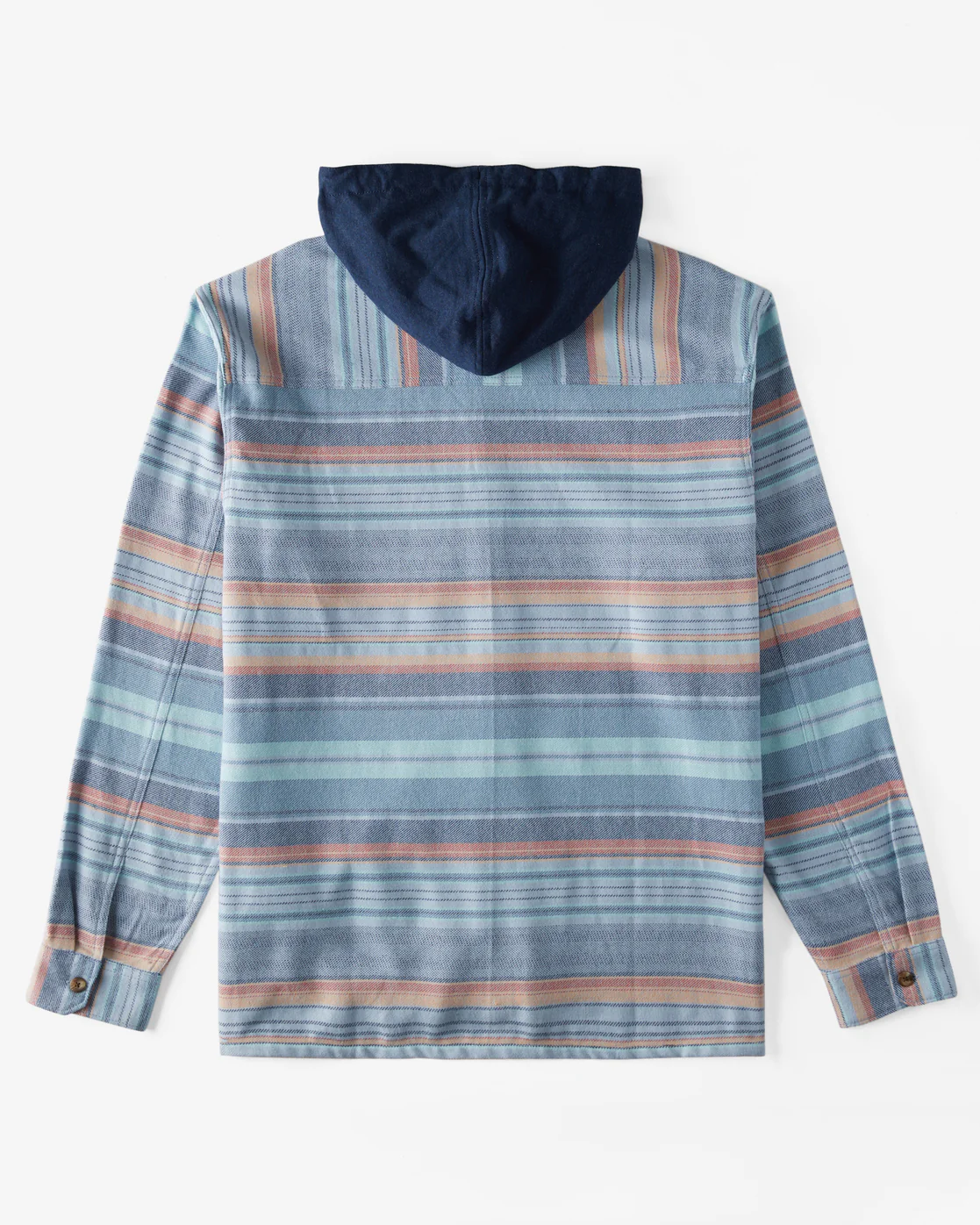Billabong Baja Hooded Flannel Shirt - Maya Blue -Biliabong Outlet