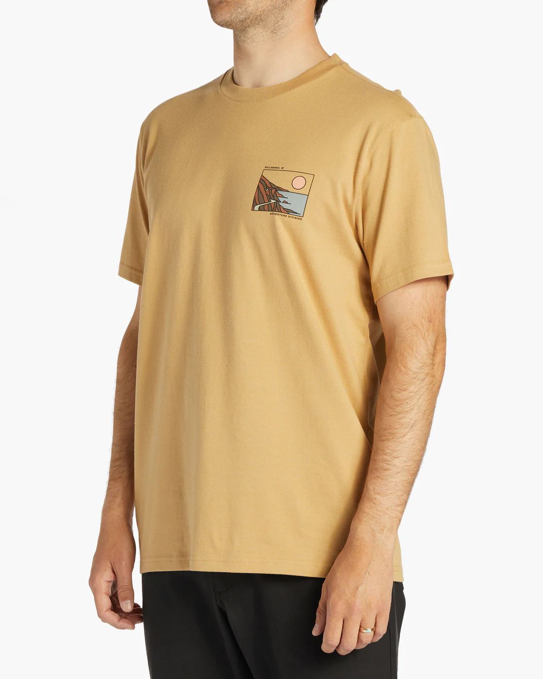 Billabong Gateway Short Sleeve T-Shirt - Dusty Gold -Biliabong Outlet
