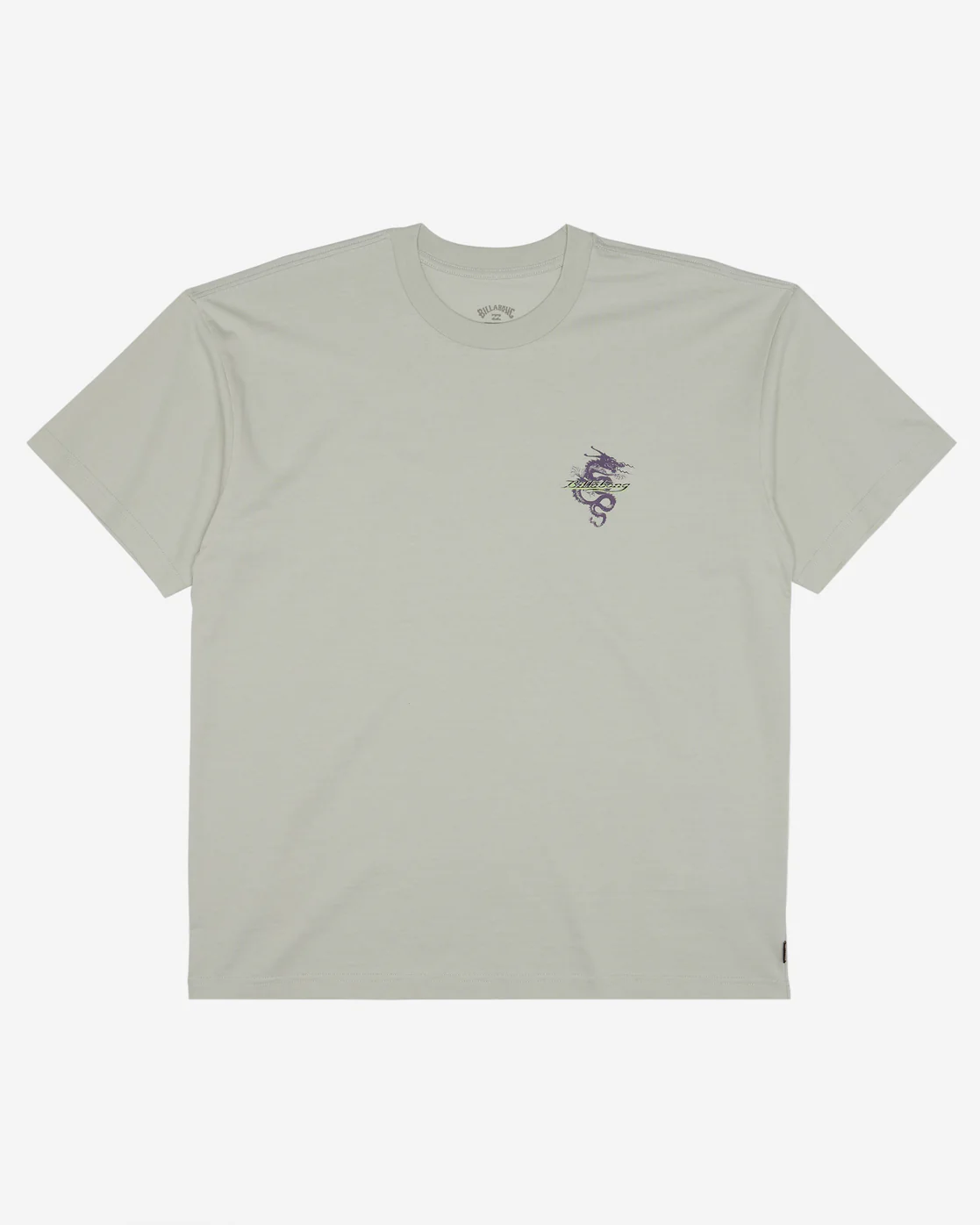 Billabong Enter The Dragon OG Short Sleeve T-Shirt - Grey Mist -Biliabong Outlet