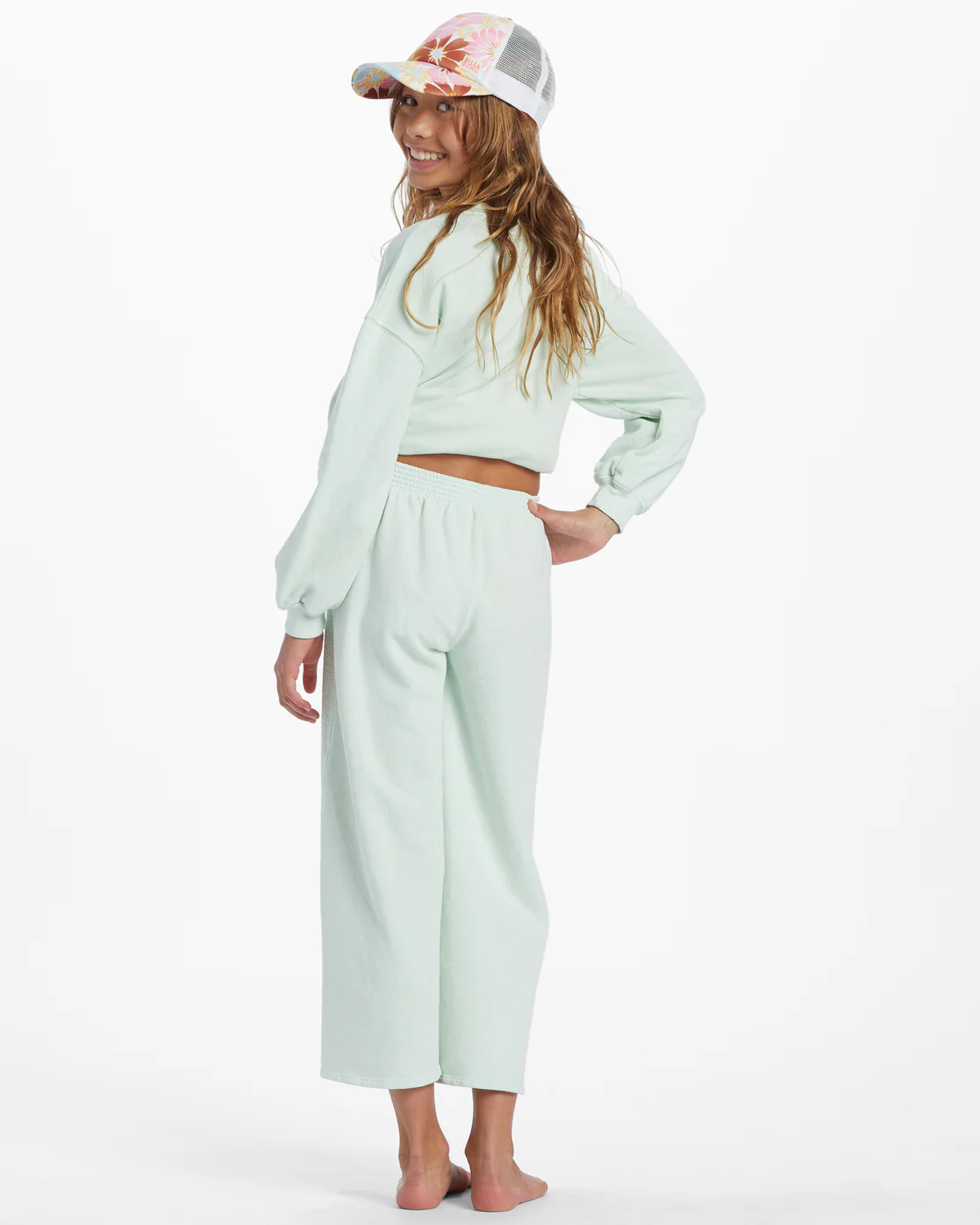 Billabong Girls Shoreline Pants - Sweet Mint -Biliabong Outlet