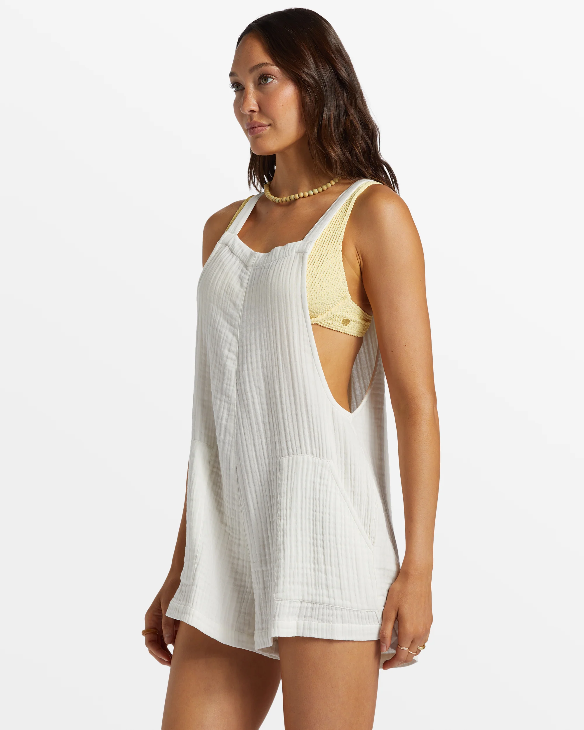 Billabong Beach Crush Romper - Salt Crystal -Biliabong Outlet