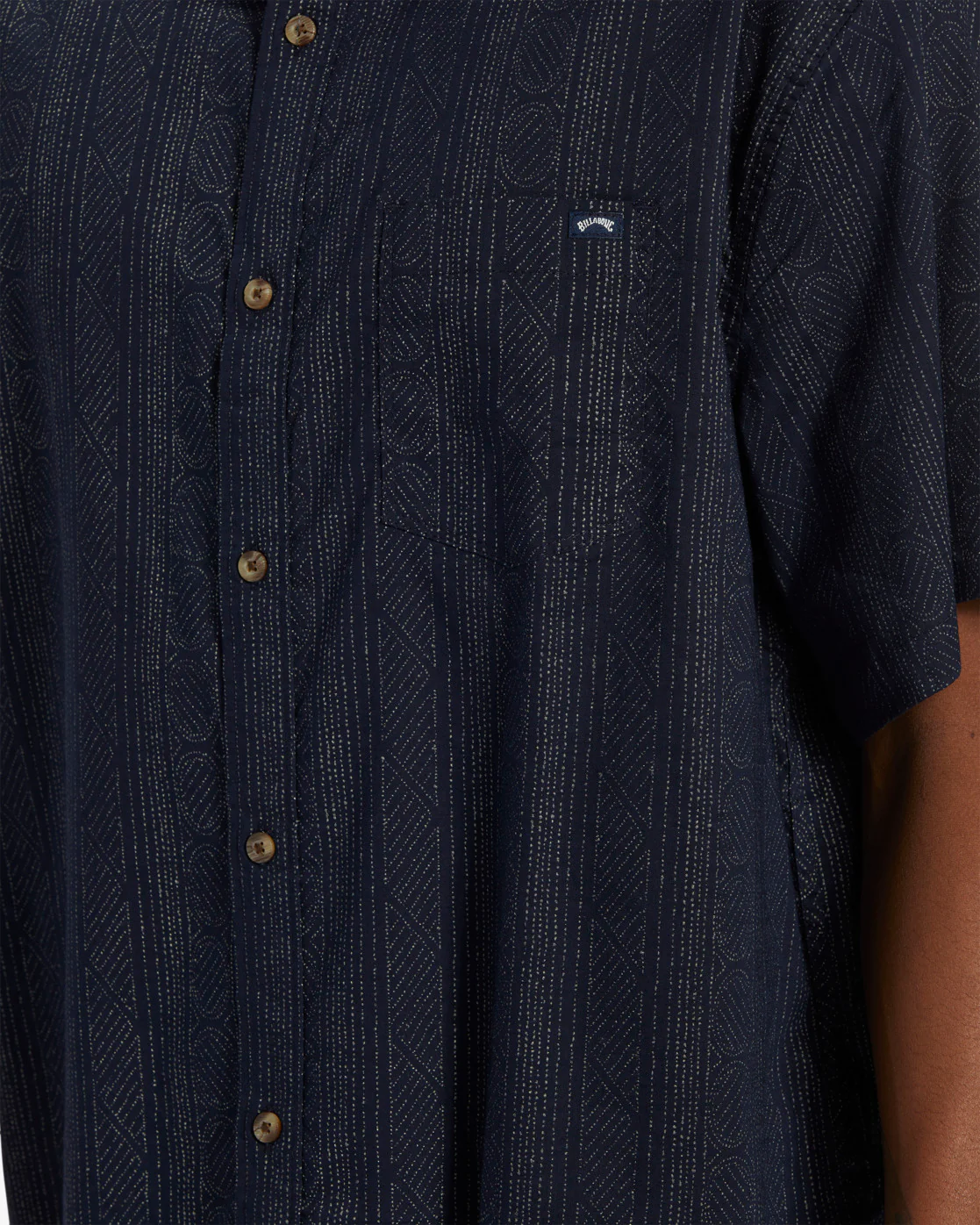 Billabong Sundays Mini Short Sleeve Shirt - Vintage Indigo -Biliabong Outlet