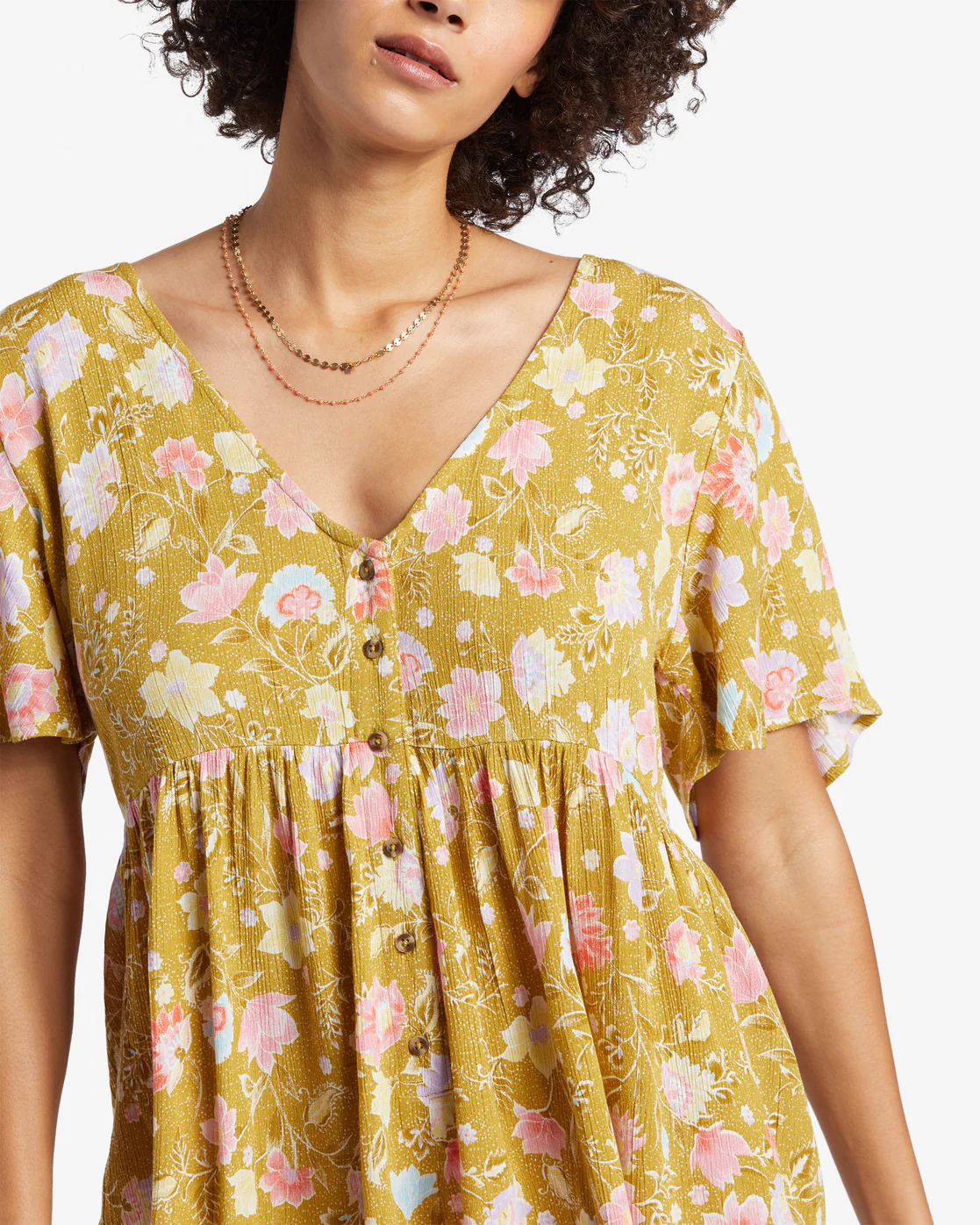 Billabong Spring Daze Romper/Jumpsuit - Green Envy -Biliabong Outlet