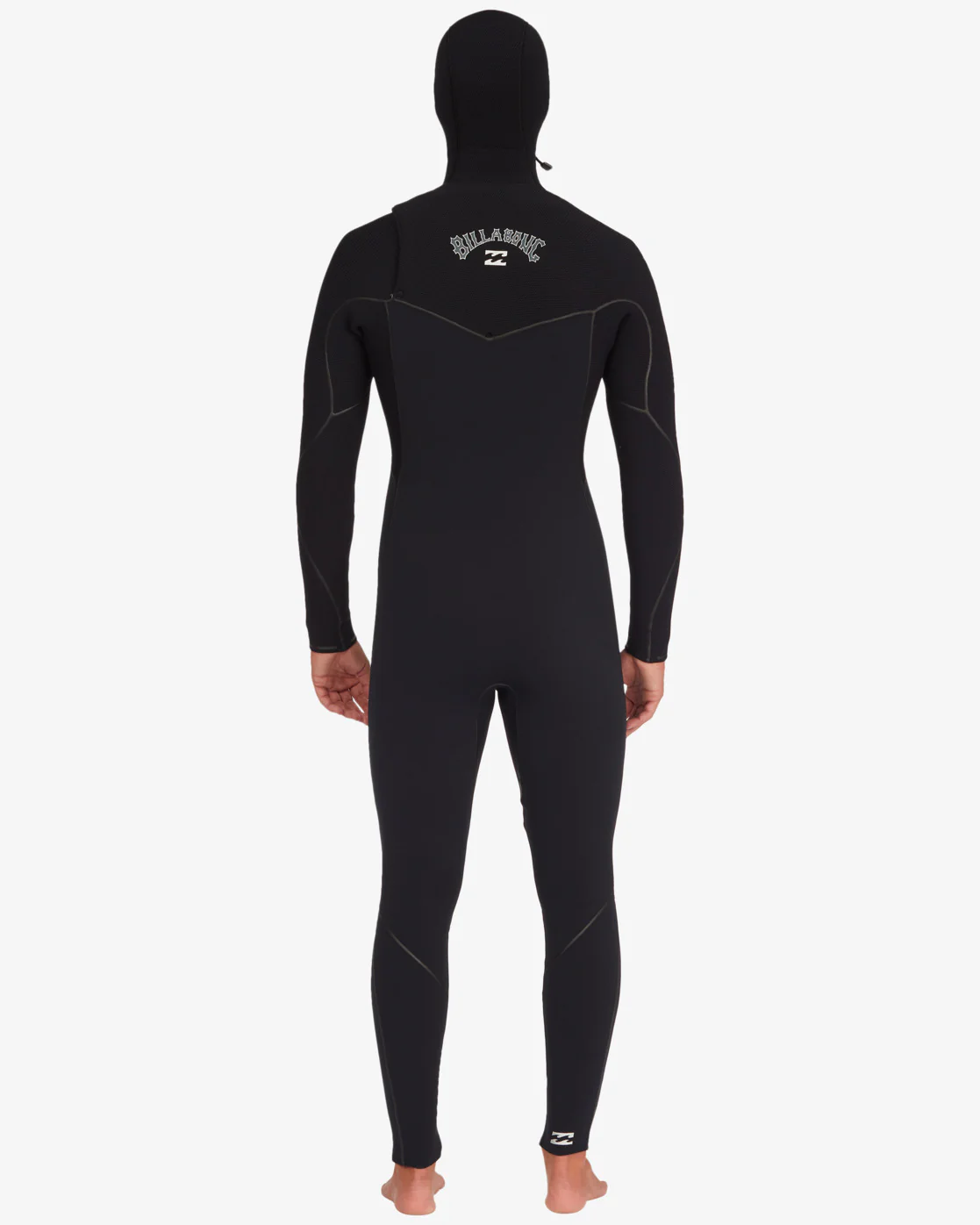 Billabong 5/4 Furnace Hooded Chest Zip Full Wetsuit - Black -Biliabong Outlet