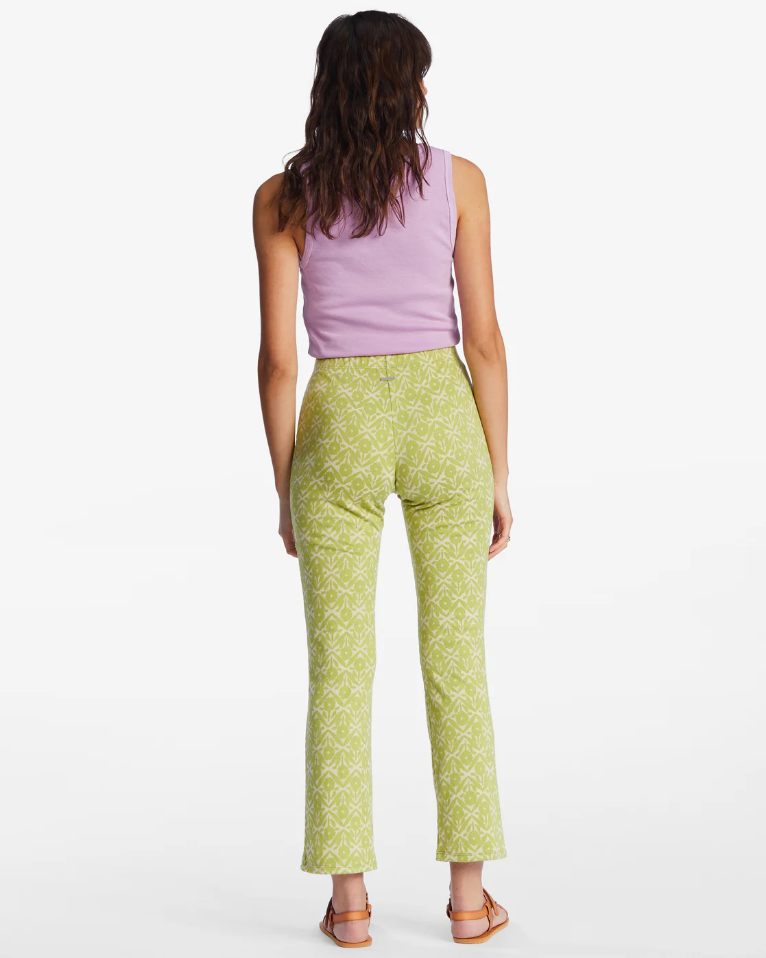 Billabong Better Together Ankle Bootcut Knit Pants - Moss Meadow -Biliabong Outlet