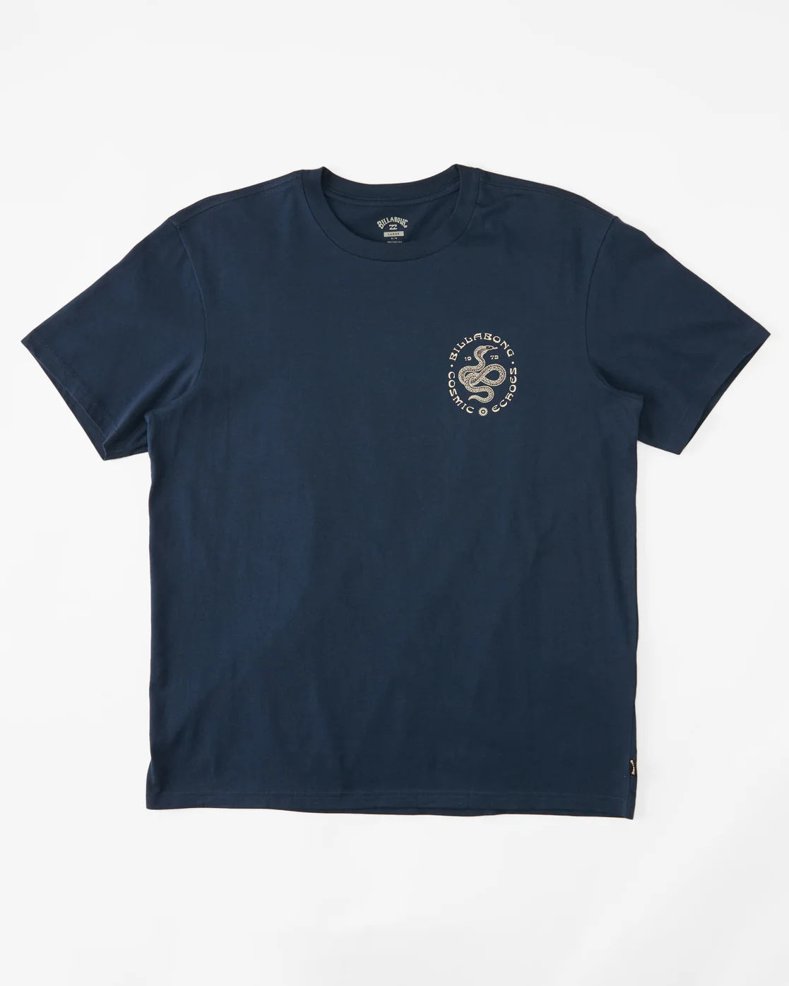 Billabong Coil Short Sleeve T-Shirt - Dark Blue -Biliabong Outlet