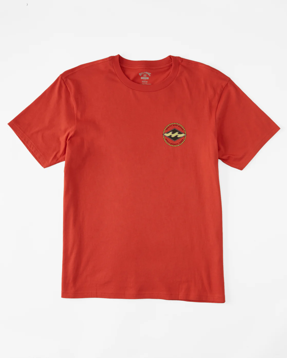 Billabong Rotor Diamond Short Sleeve T-Shirt - Coral -Biliabong Outlet