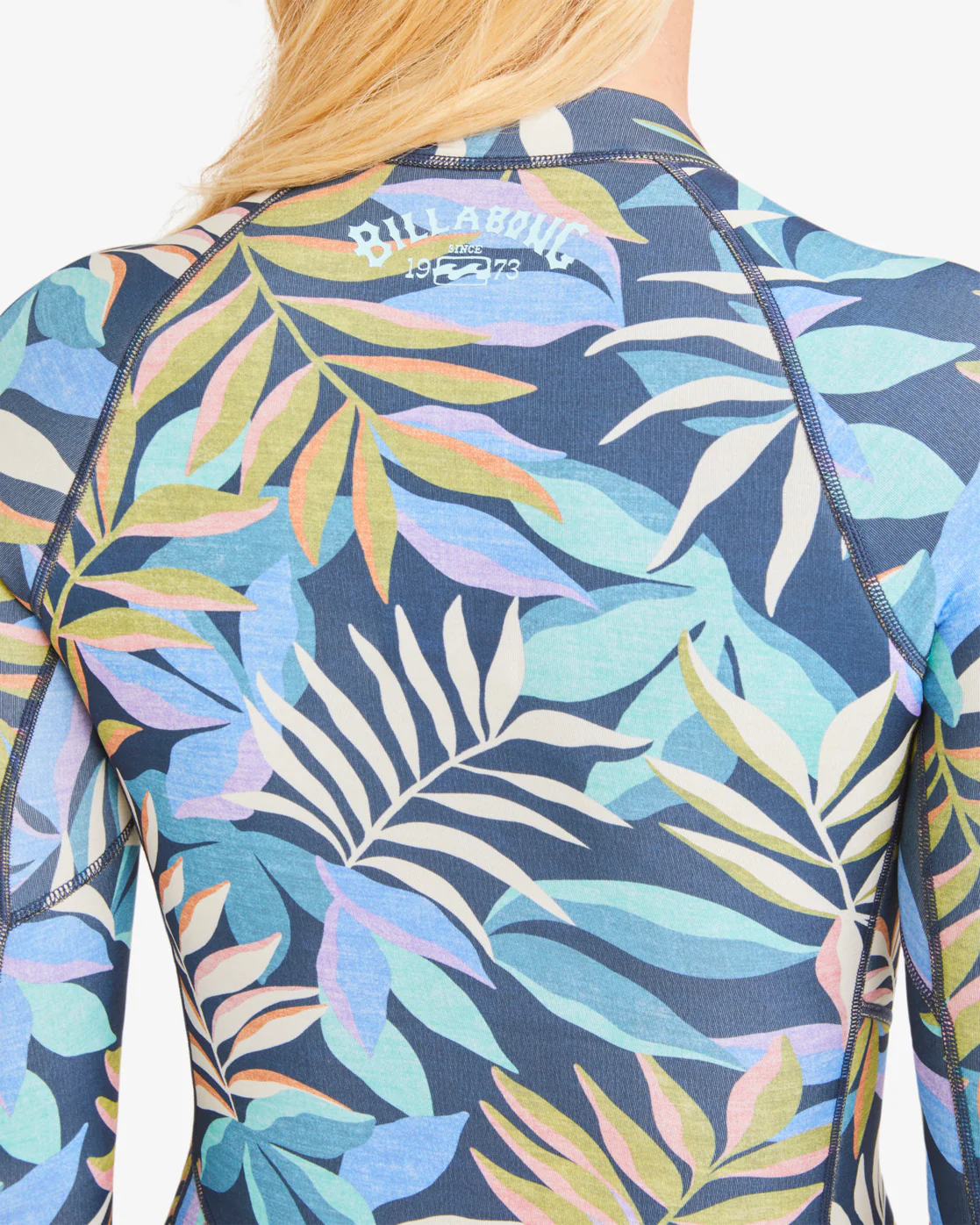 Billabong Salty Dayz Long Sleeve Spring Wetsuit - Indigo Ocean -Biliabong Outlet