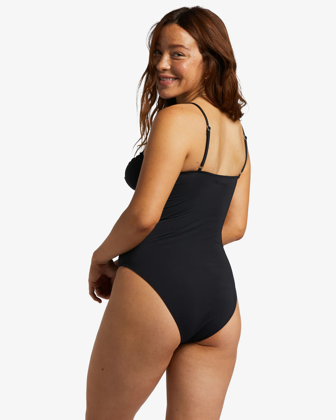 Billabong Sol Searcher One-Piece Swimsuit - Black Pebble -Biliabong Outlet
