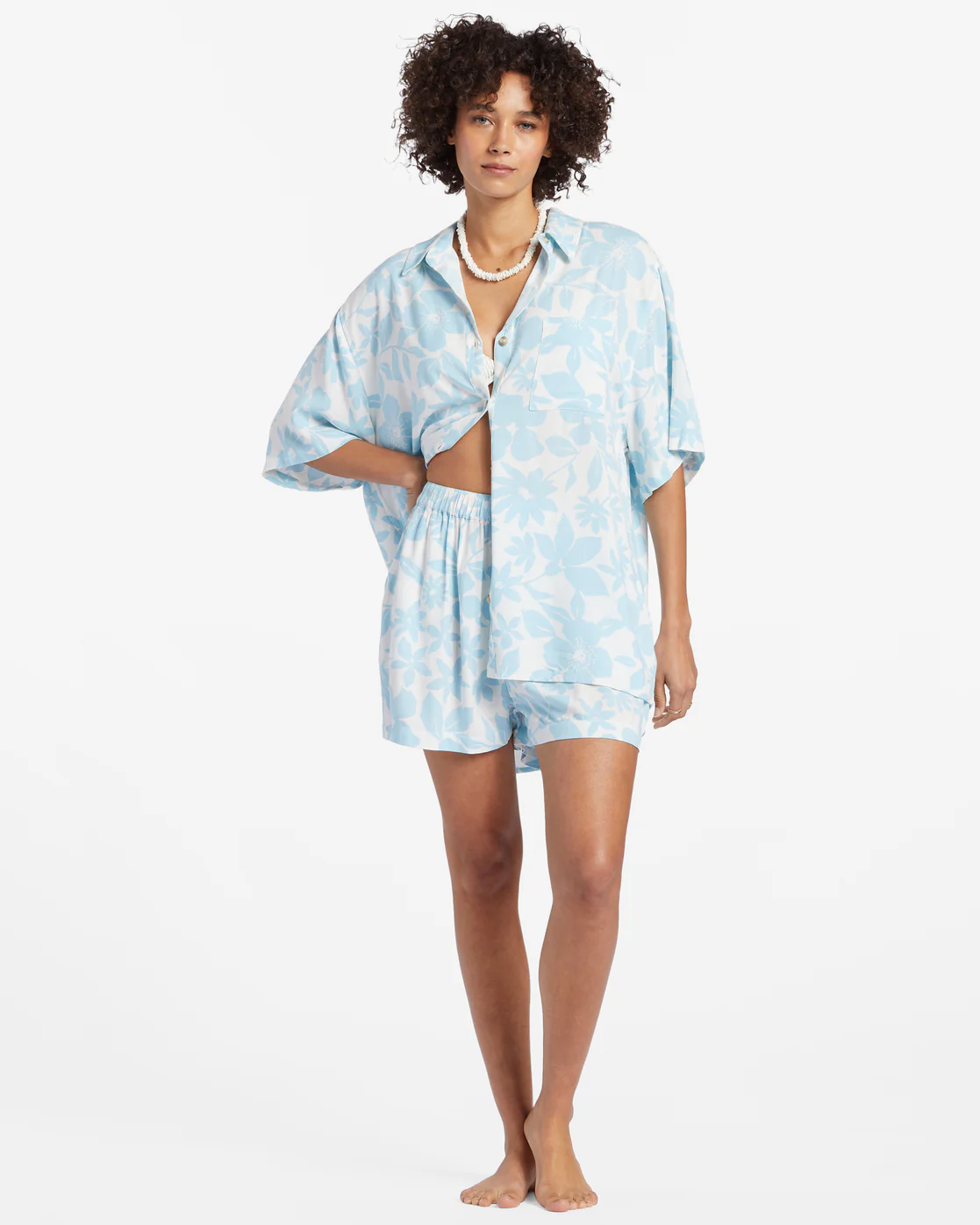 Billabong On Vacation Woven Shirt - Bliss Blue -Biliabong Outlet