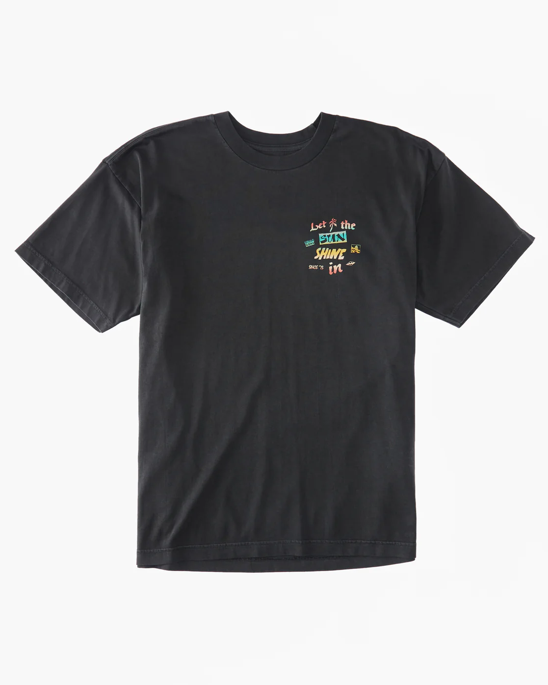 Billabong Let It Shine T-Shirt - Washed Black -Biliabong Outlet