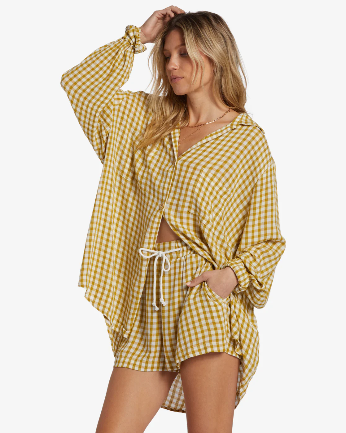 Billabong Swell Shirt Woven Shirt - Green Envy -Biliabong Outlet