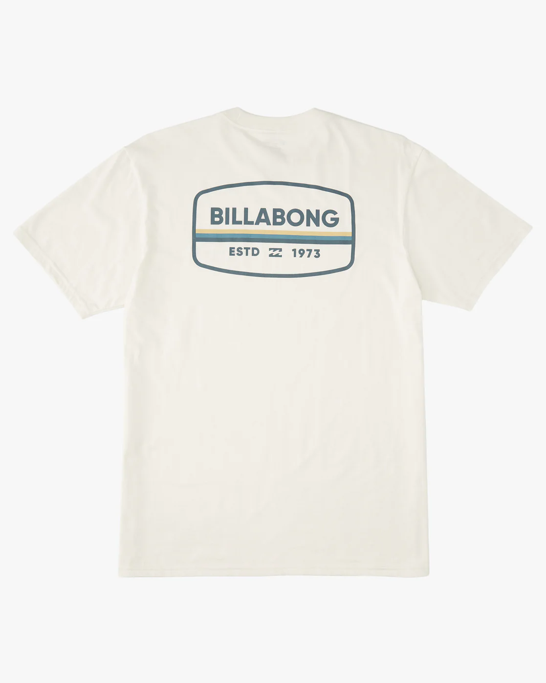 Billabong Walled Short Sleeve T-Shirt - Off White -Biliabong Outlet