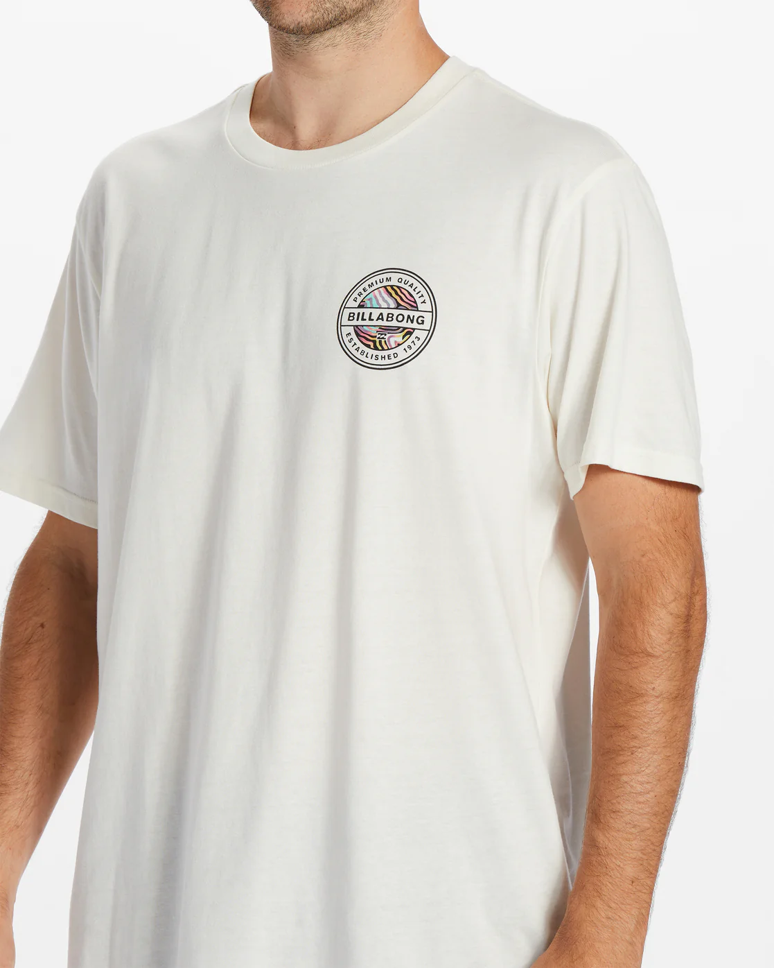 Billabong Rotor T-Shirt - Off White -Biliabong Outlet