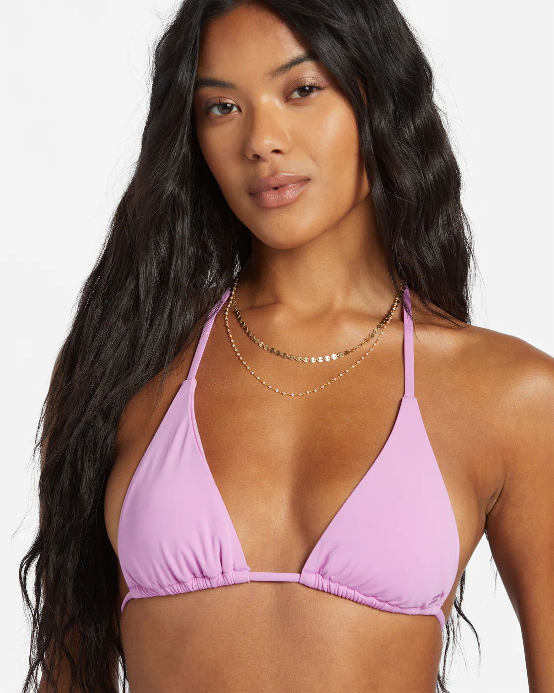 Billabong Sol Searcher Multi-Way Triangle Bikini Top - Lush Lilac -Biliabong Outlet