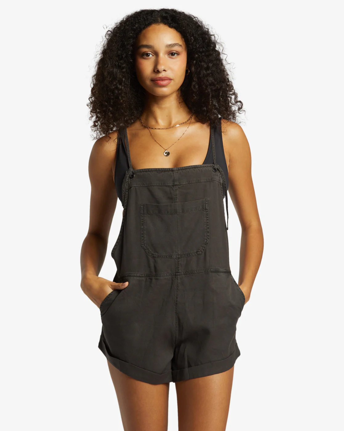 Billabong Wild Pursuit Romper - Off Black -Biliabong Outlet