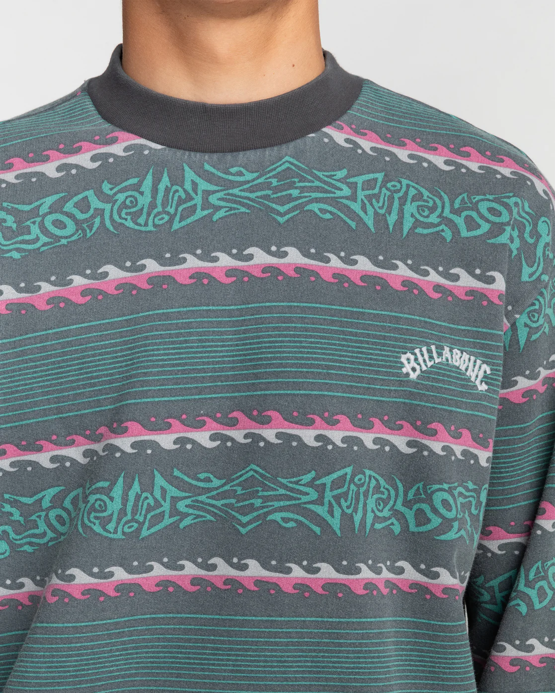 Billabong Halfrack Sweatshirt - Black -Biliabong Outlet