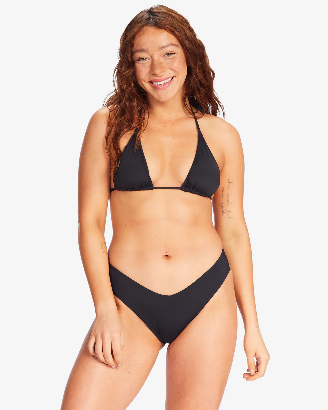 Billabong Sol Searcher Fiji Bikini Bottoms - Black Pebble -Biliabong Outlet
