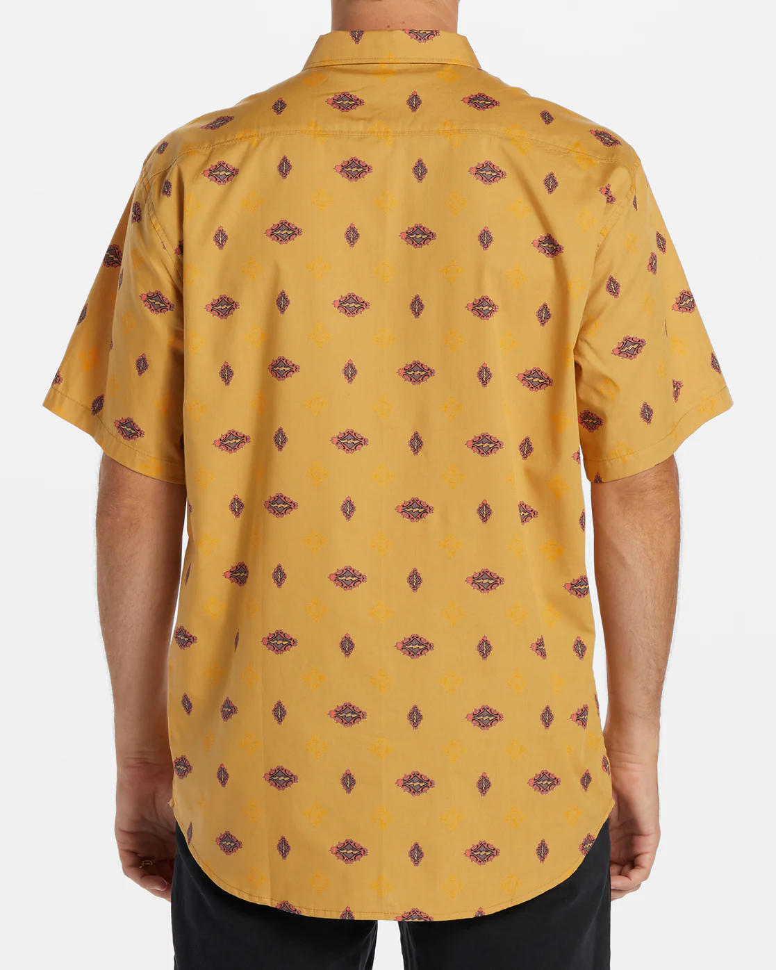 Billabong Sundays Mini Short Sleeve Shirt - Gold -Biliabong Outlet